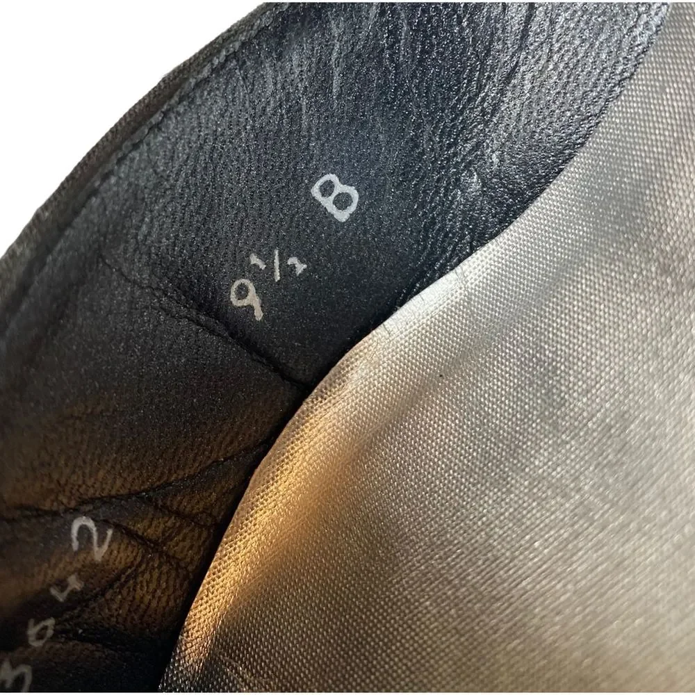 Vintage Stuart Weitzman Black Crystal Embellished D'orsay Style Guipure Heels